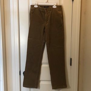 Polo corduroy pants tan boys 16